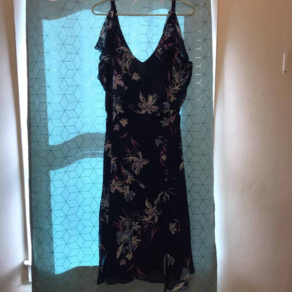 Lane Bryant Navy Floral Dress